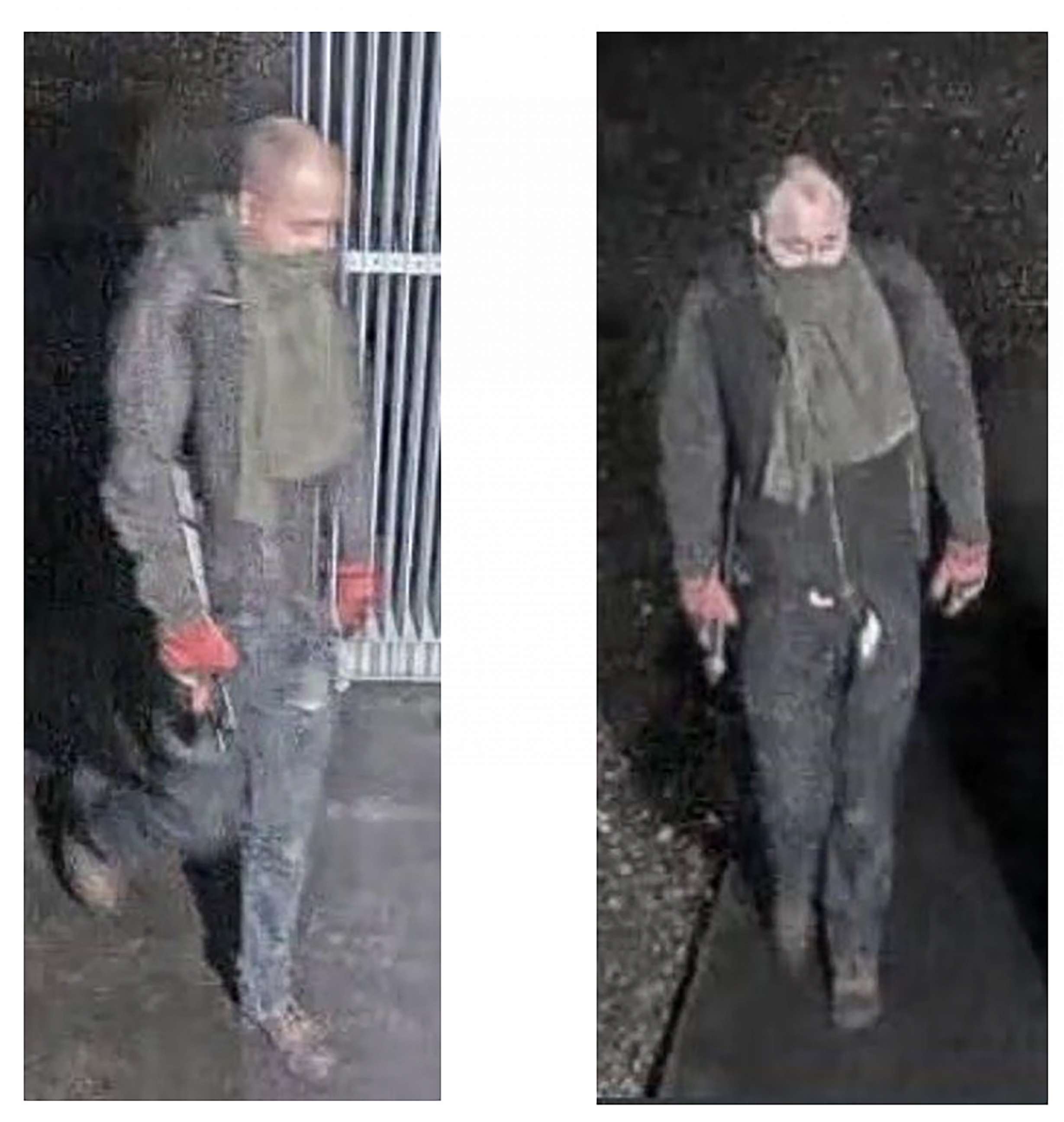 PHOTO: Federal prosecutors said a suspect was captured in surveillance footage at the time of one the substation attacks in Pierce County on Dec. 25, 2022. A screenshot of the suspect was included in a complaint filed by the Department of Justice.