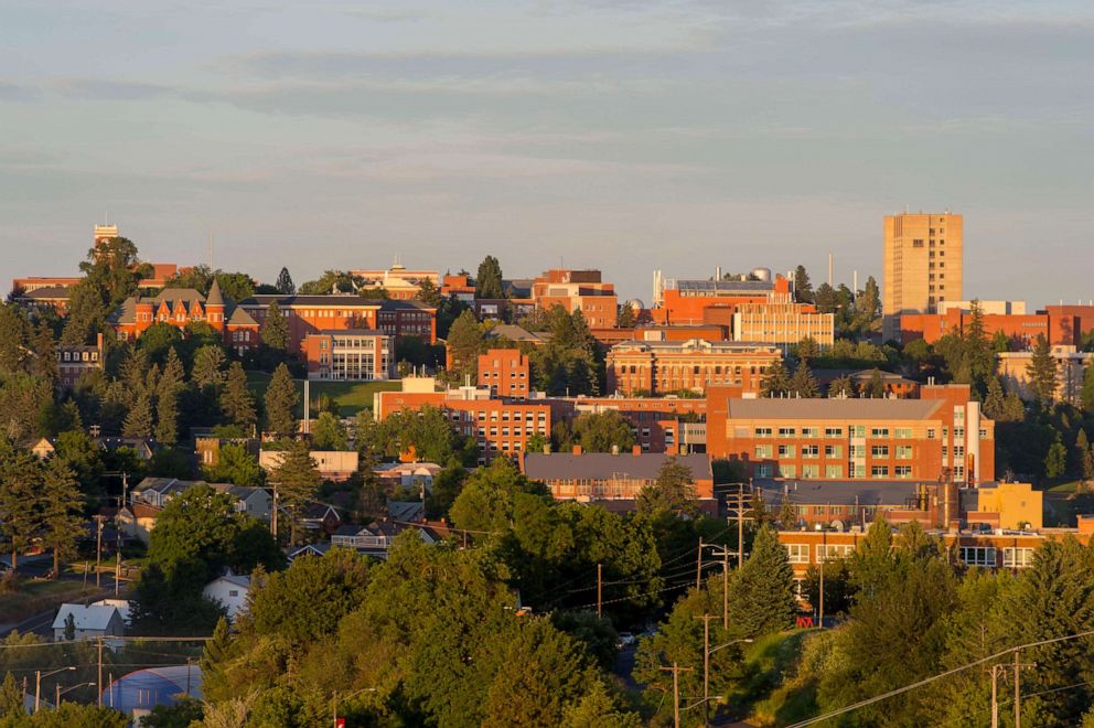 PHOTO: View of the Washington State University in Pullman, Washington.