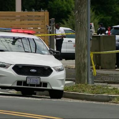 Three men are at-large after a shooting in Washington, D.C., Thursday morning.