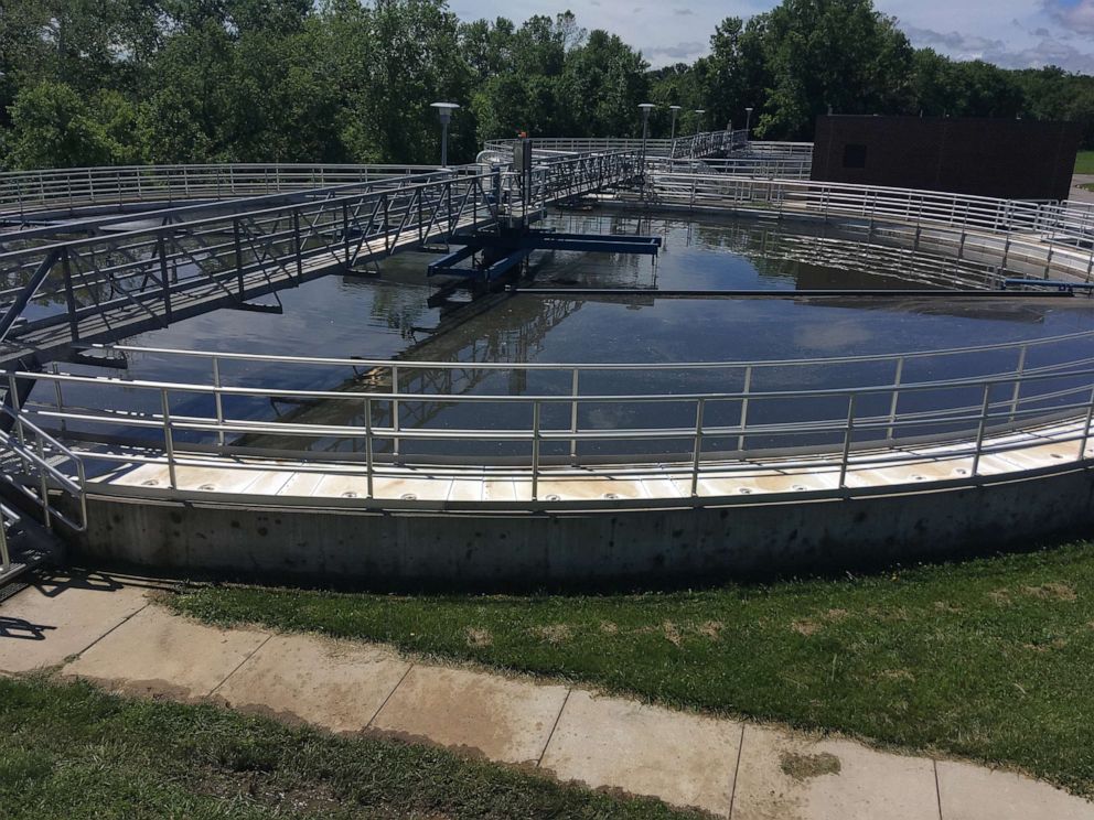 PHOTO: A view of one of the wastewater plants The Sewershed Surveillance Project takes samples from to test for the presence of COVID-19 and specific variants.