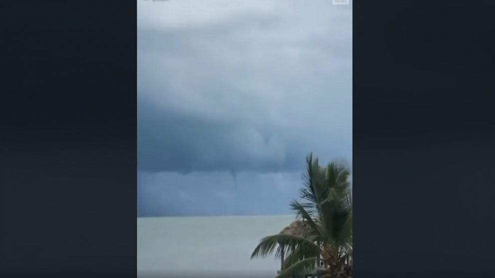 Waterspout Spotted Swirling In The Florida Keys Video - Abc News