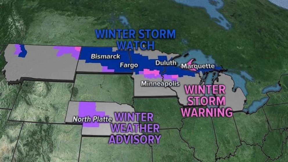 Six states are experiencing winter storm alerts this morning.