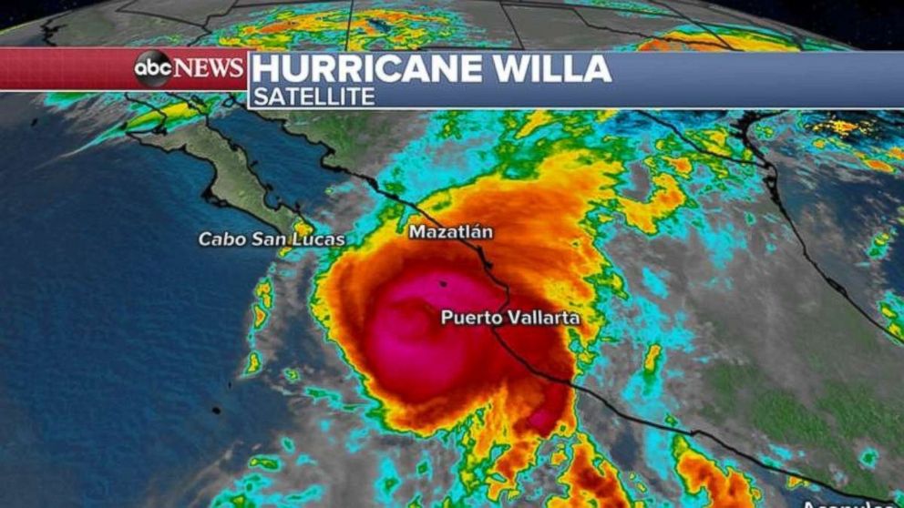 Hurricane Willa is expected to make landfall today in Mexico.