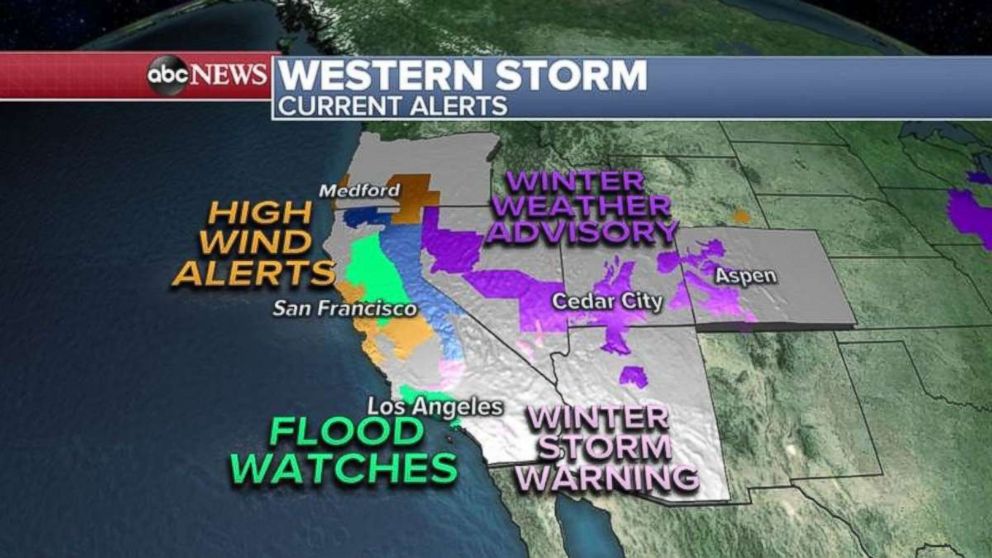 Severe storms heading for West Coast, then speeding east - Good Morning ...
