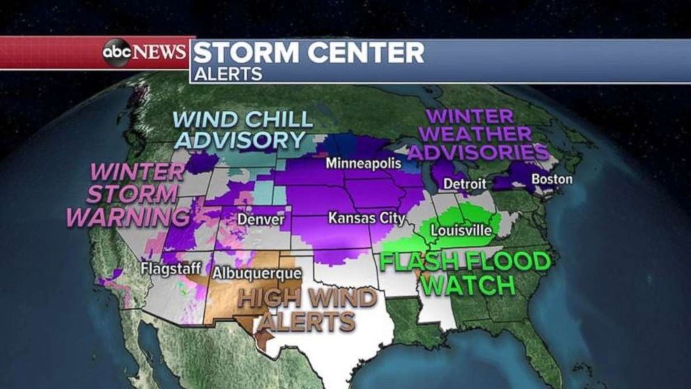 Weather alerts and advisories and warnings stretch coast to coast this morning.