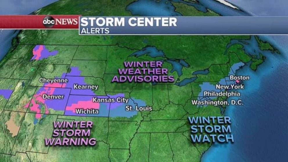 PHOTO: Warnings and alerts have been issued in several regions this morning.