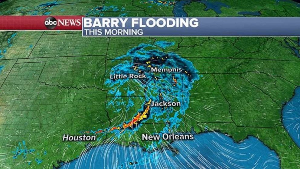 Barry Dumping More Rain As Flood Worries Continue – News Site