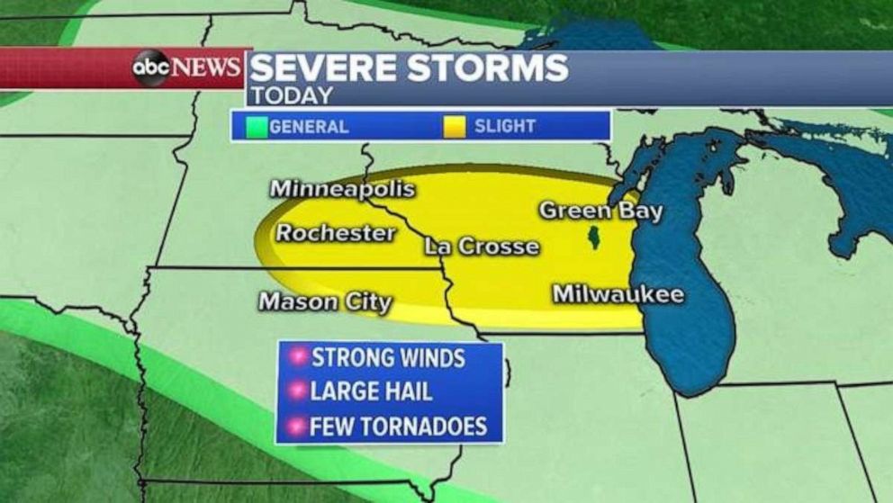 PHOTO: Wisconsin could see more severe storms on Thursday.