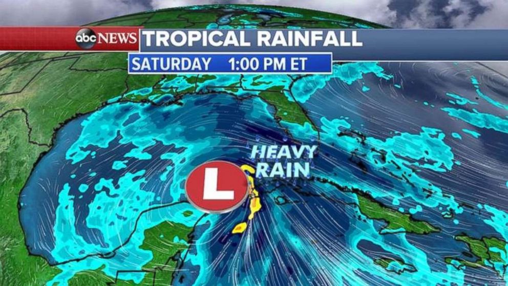 A storm system will be approaching the Gulf of Mexico on Saturday.