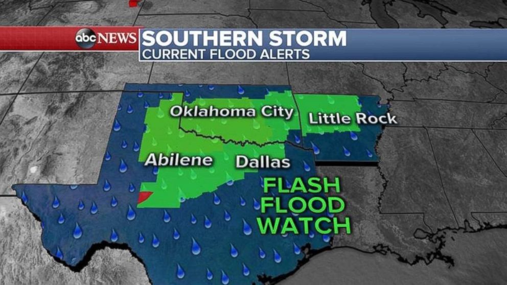 Flood alerts have been issued for much of the South this morning.