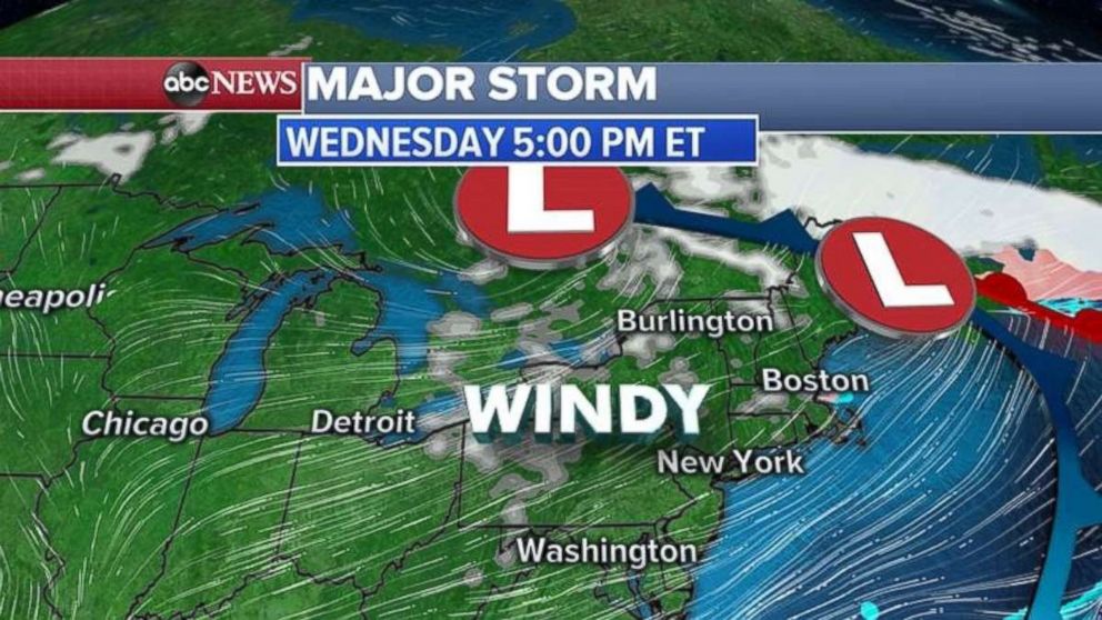The latest major storm in the East is heading out to sea.
