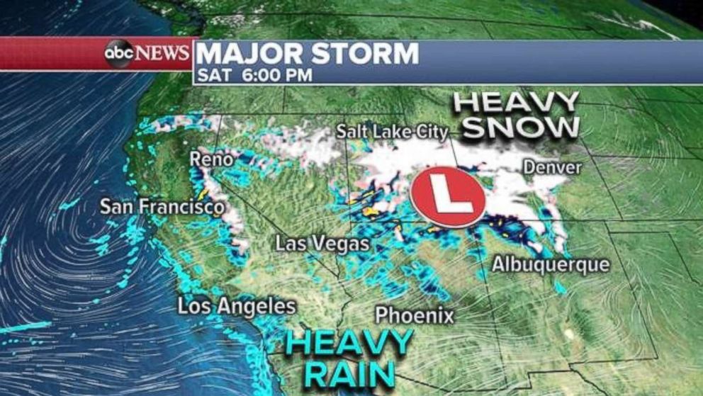 PHOTO: More snow is expected tonight in the western mountains.