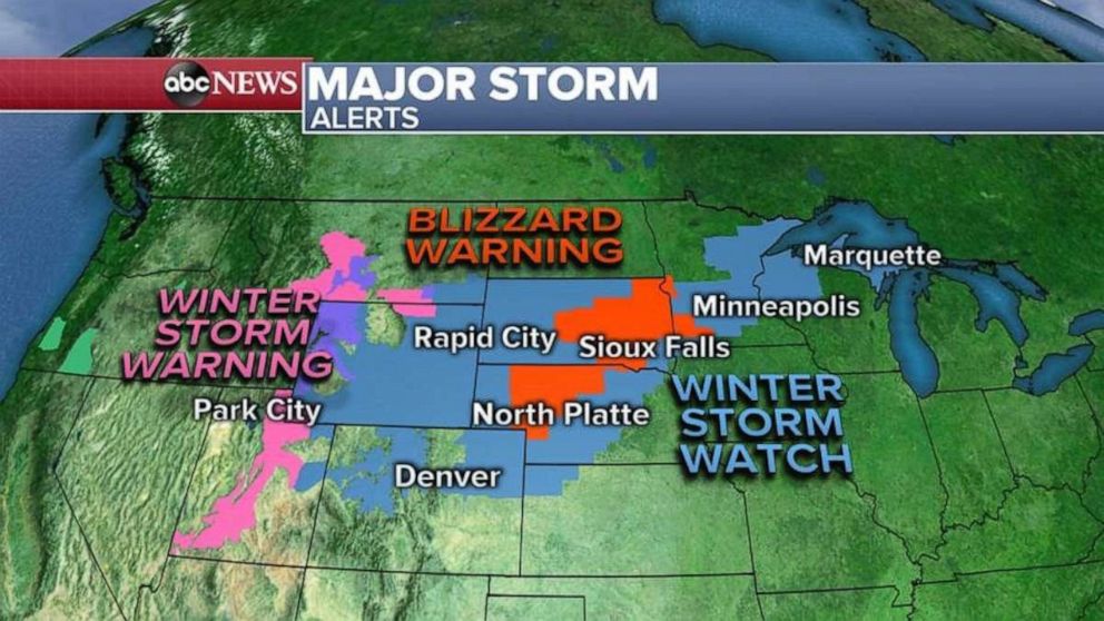 Blizzard warnings and warnings were issued before the big storm.