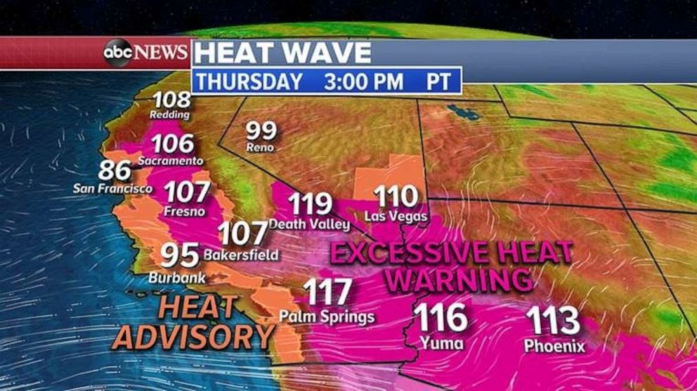 PHOTO: Warm weather is expected Thursday in the Southwest.