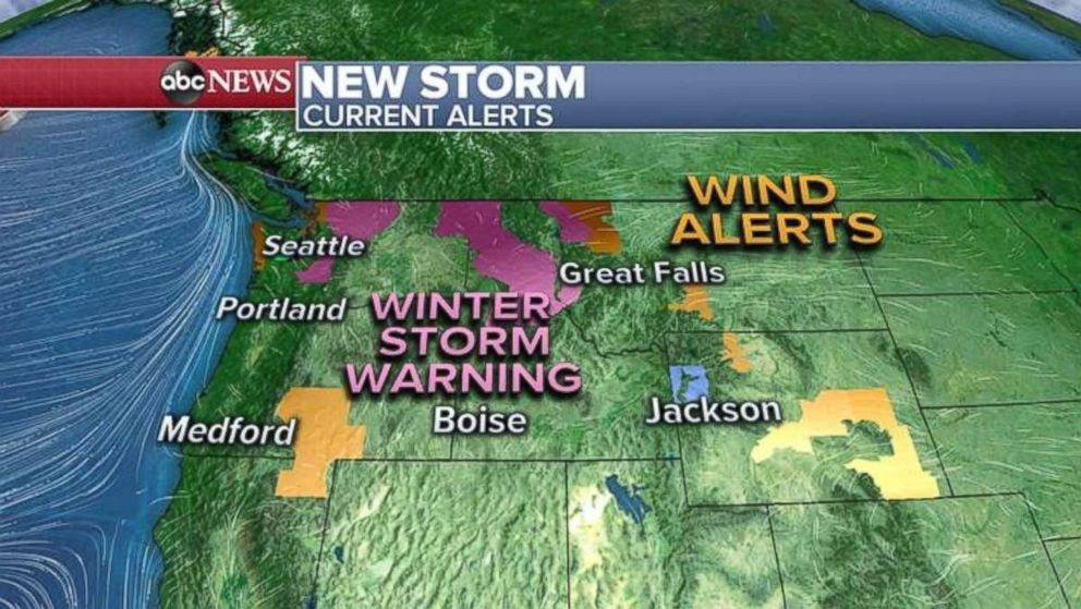 Six states in the West are under weather alerts and warnings this morning.