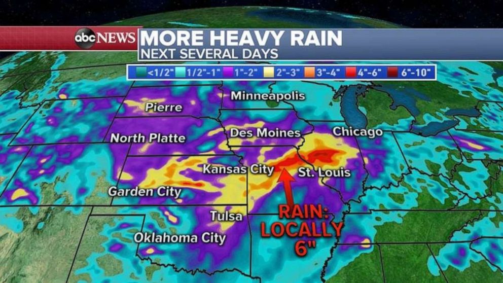 PHOTO: Heavy rain is likely for much of the U.S. over the next few days.