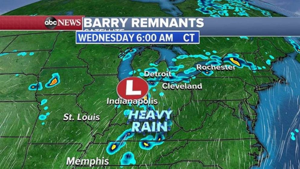 PHOTO: Heavy rain is expected in Tennessee Wednesday morning.