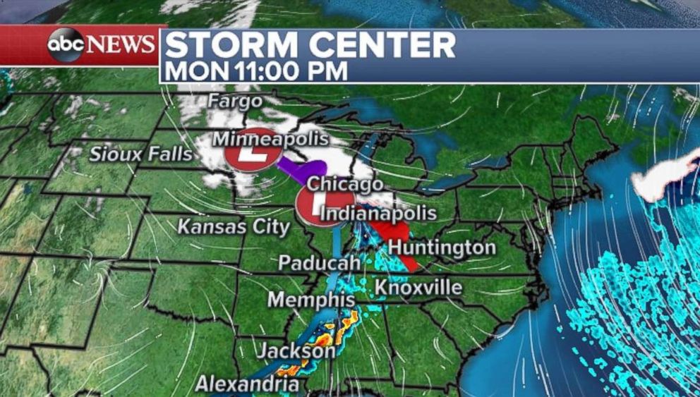 The Twin Cities are expecting heavy snowfall tomorrow night.