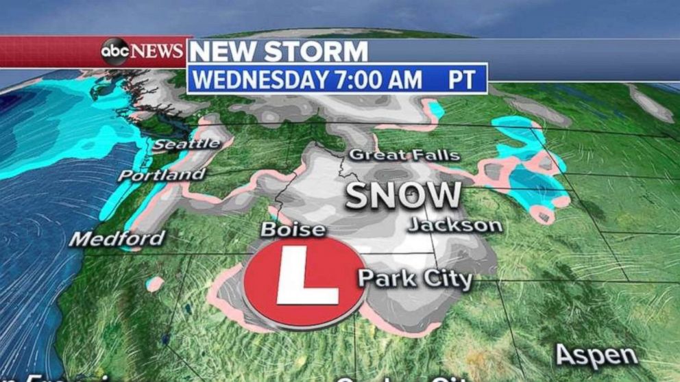 Most of Idaho is expecting snow on Wednesday.