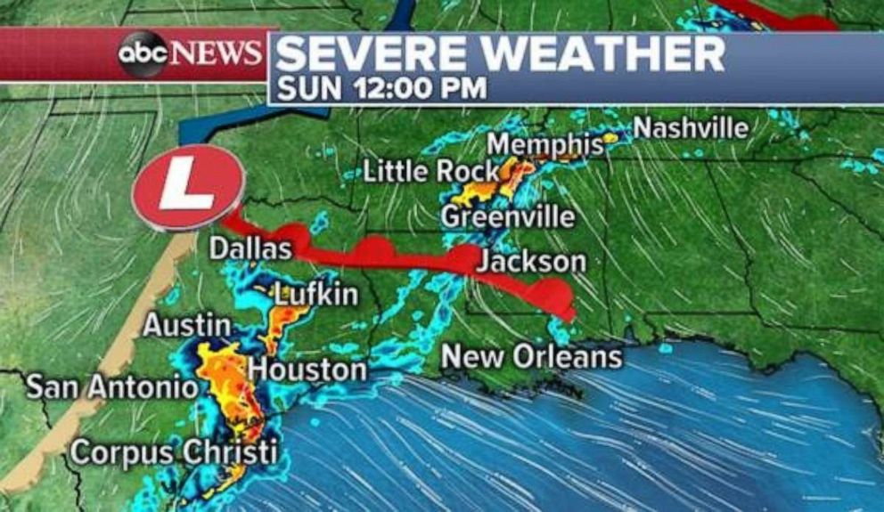 Nearly 40 Million At Risk Of Severe Weather Over Weekend Abc News