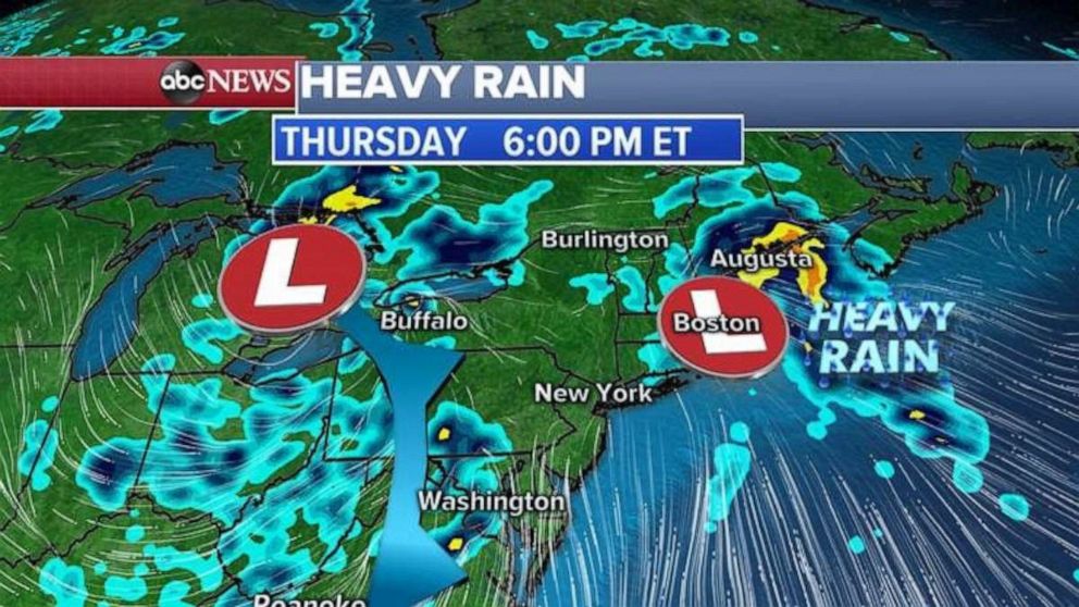 PHOTO: Heavy rain is expected on Thursday.