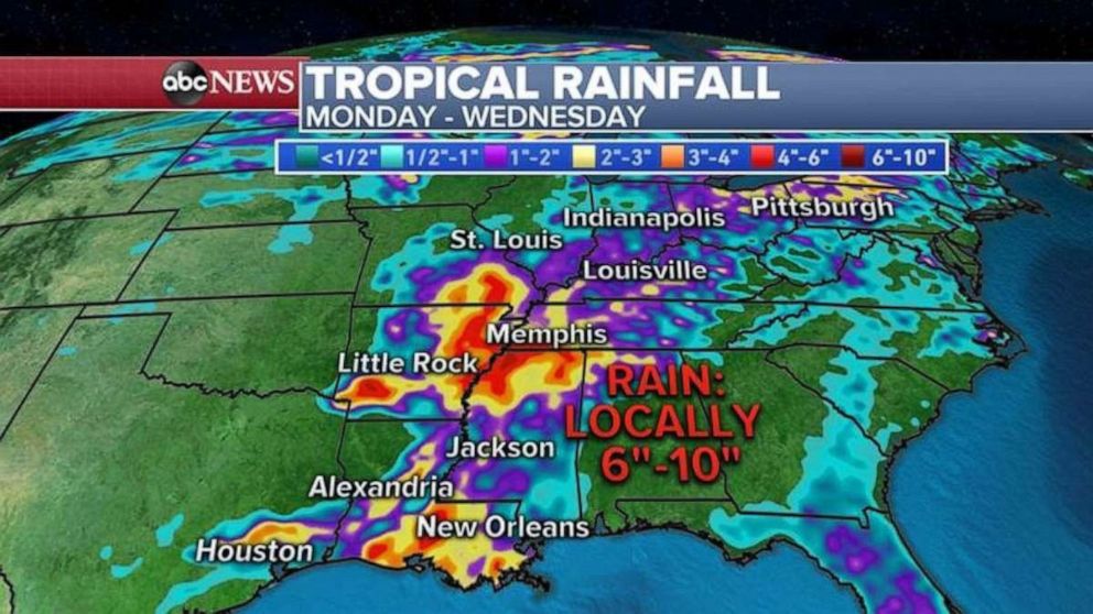 PHOTO: More rainfall is expected later in the week.