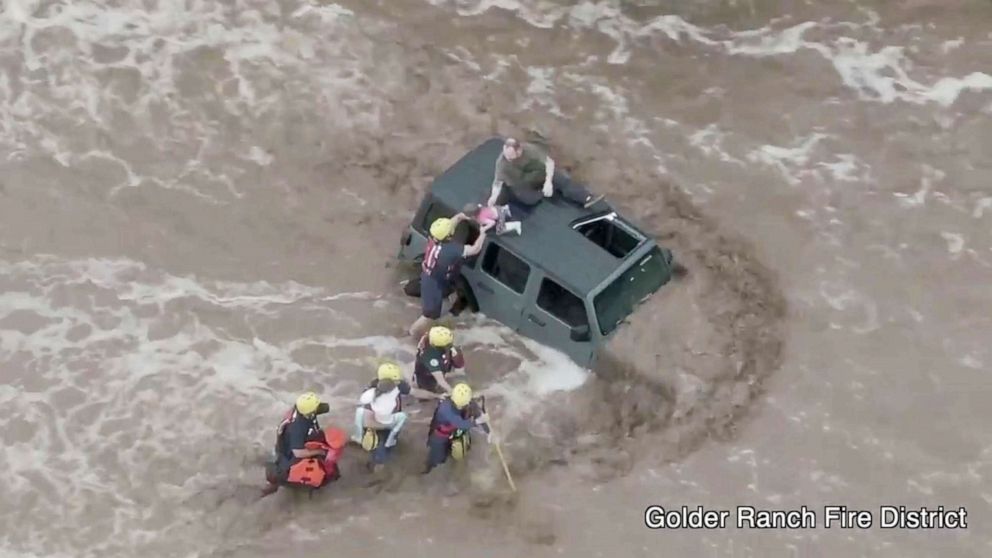Over 55 million Americans at risk for flash flooding this weekend - ABC ...