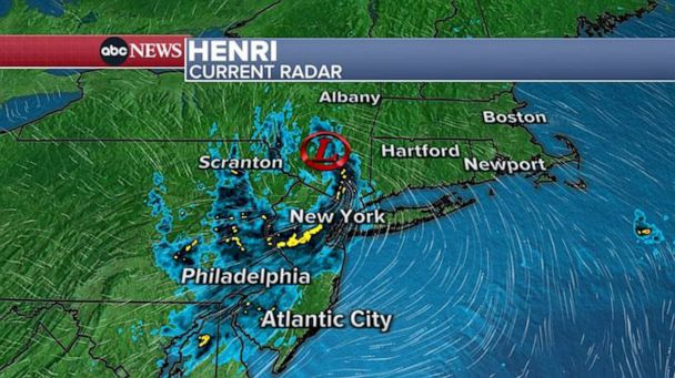 Wind In My Location Henri To Leave Northeast Monday Night, Flood Watches Remain In Effect - Abc  News