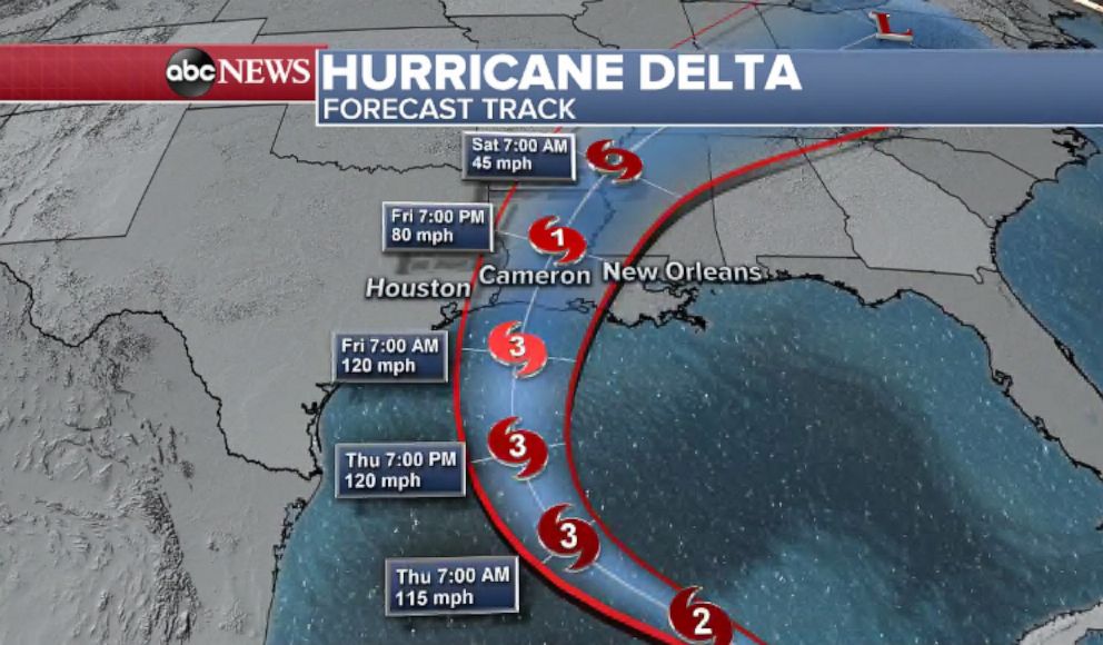 Hurricane Delta Takes Aim At Louisiana After Making Landfall In Mexico Latest Forecast Abc News 0811