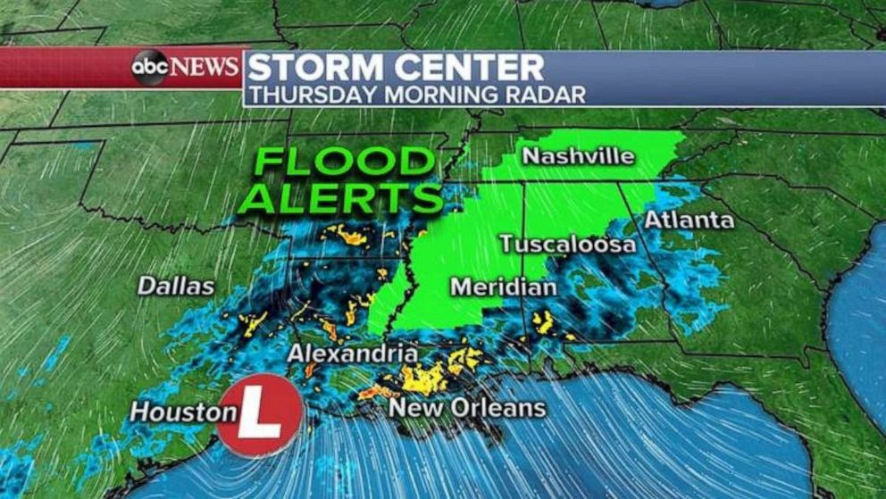 New Storm Set To Bring Rain Flash Flooding To South Before