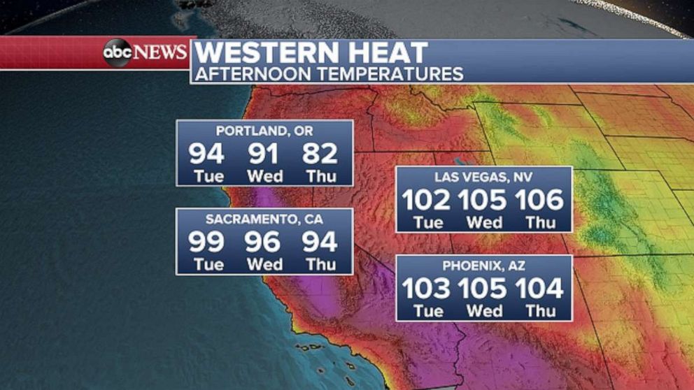 PHOTO: A heat wave hits the West Coast over Memorial Day weekend. 