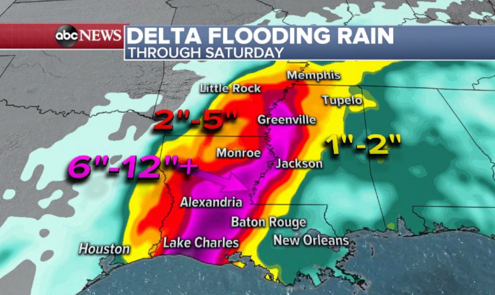 Hurricane Delta Takes Aim At Louisiana After Making Landfall In Mexico Latest Forecast Abc News 5782