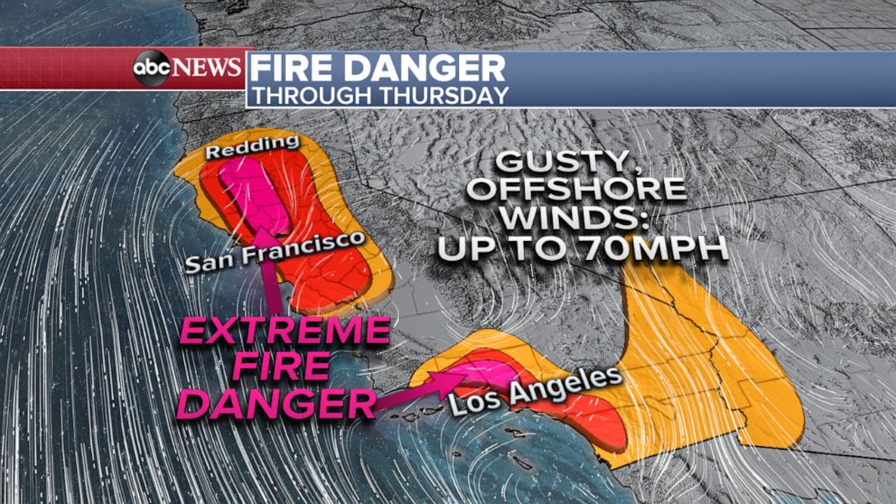 PHOTO: Fire danger through Thursday