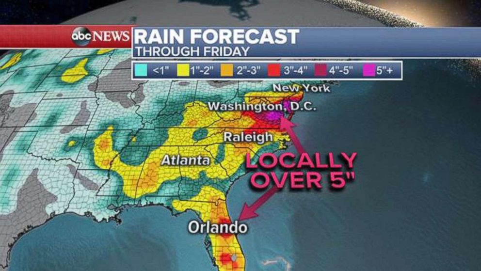 PHOTO: Rain forecast.