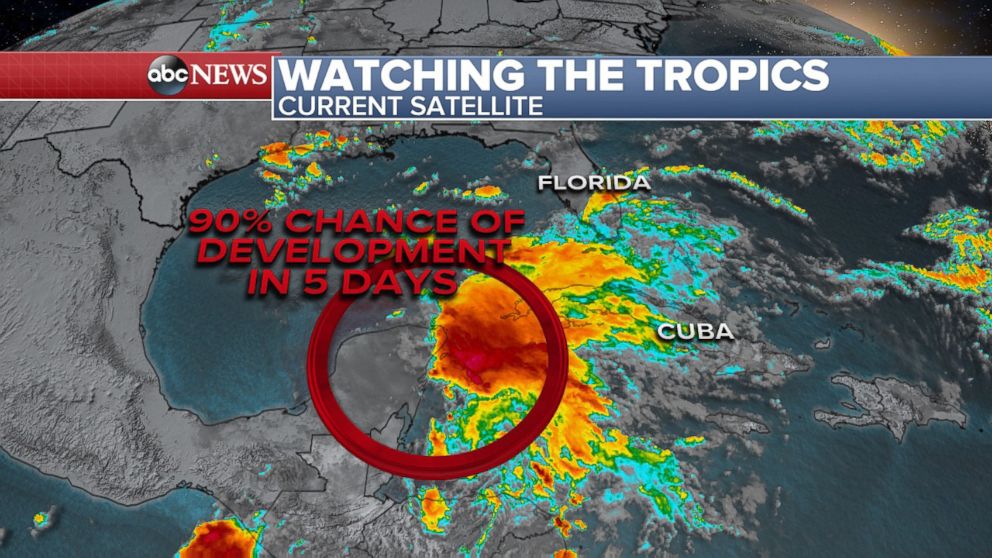 PHOTO: There's' a 90% chance for tropical development.