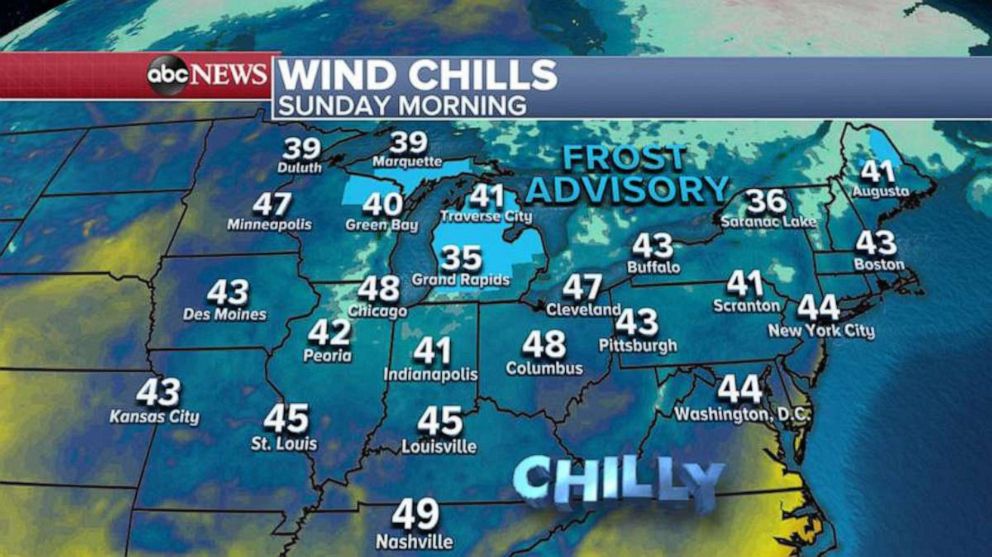 PHOTO: Wind Chills, Sunday Morning