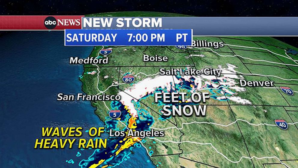 PHOTO: Rain is moving into Southern California just in time for New Year’s Eve.