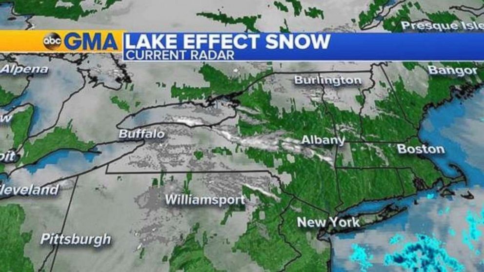 PHOTO: A lake effect snow warning continues for parts of western New York.