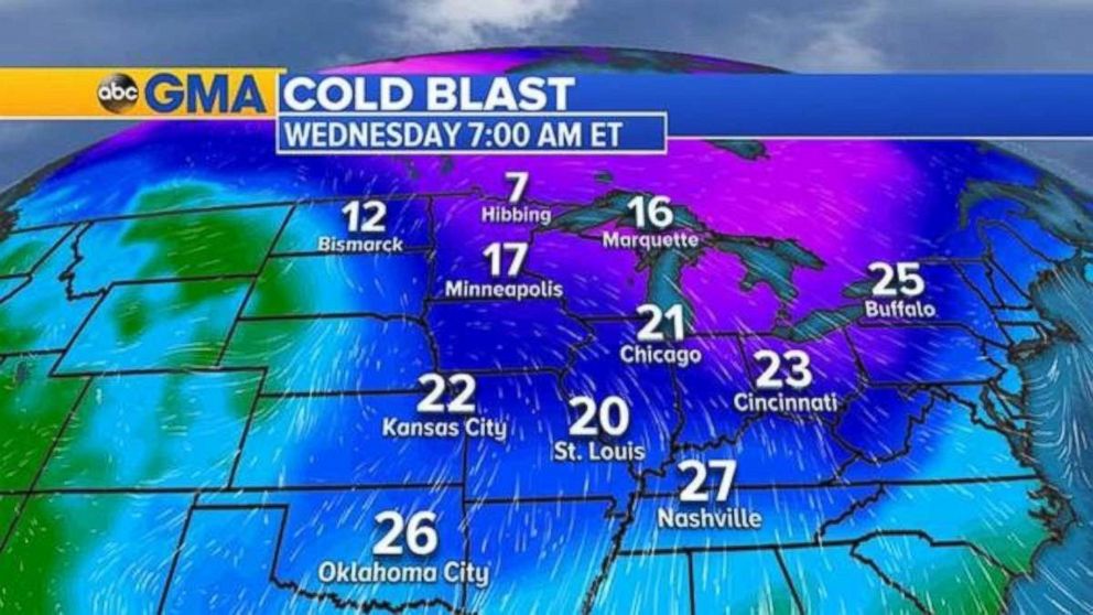 PHOTO: The Midwest and Northeast are bracing for bitter cold temperatures. 
