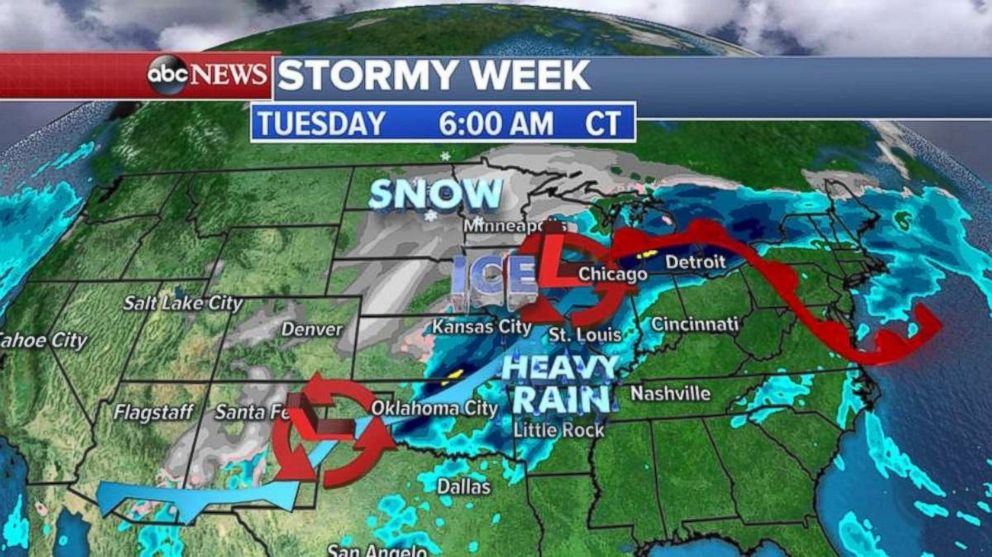 Winter weather is blasting much of the Midwest again this morning.