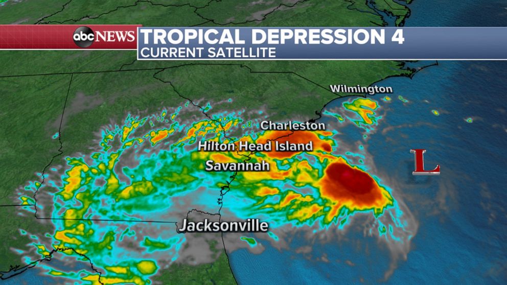 Tropical Storm Danny makes landfall in South Carolina - ABC News