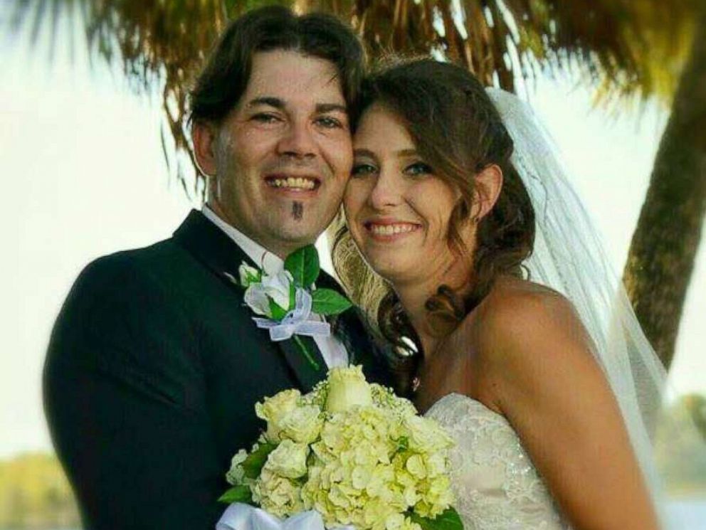 PHOTO: Robert Lee Cooper and Ariel Vanessa Prim are pictured in their wedding photo.