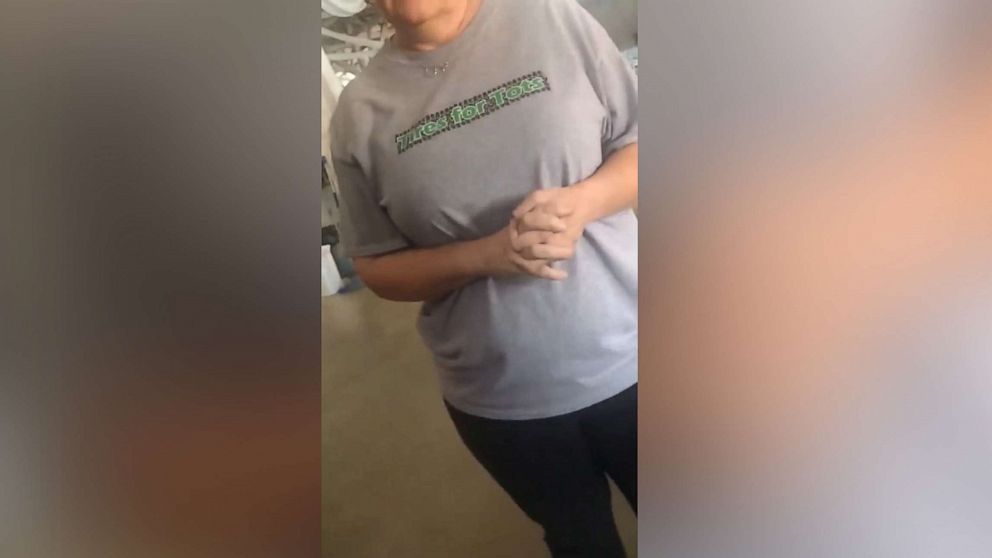 PHOTO: LaKambria Welch confronted the owner of Boone's Camp Event Hall in Booneville, Mississippi, to ask why she refused to rent the venue to her brother for his wedding. 