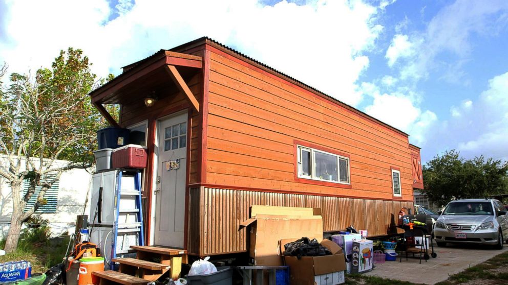 PHOTO: The tiny house donated to the Weeks family by Nelson Builders from Durango, Colorado. 