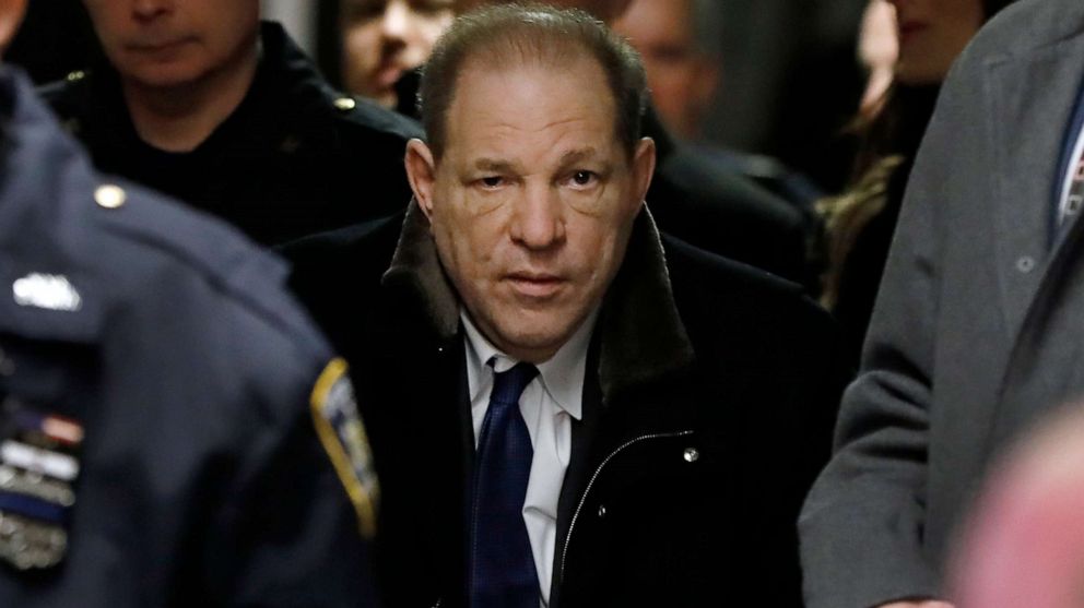 PHOTO: Harvey Weinstein leaves court during his rape trial, Jan. 21, 2020, in New York.