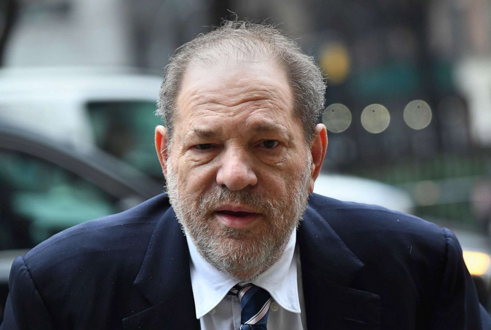 PHOTO: Harvey Weinstein arrives at the Manhattan Criminal Court, Feb. 13, 2020, in New York City.