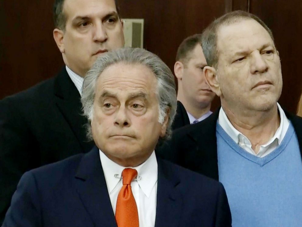 PHOTO: Harvey Weinstein appears in the New York State Supreme Court Building , May 25, 2018, in New York City.