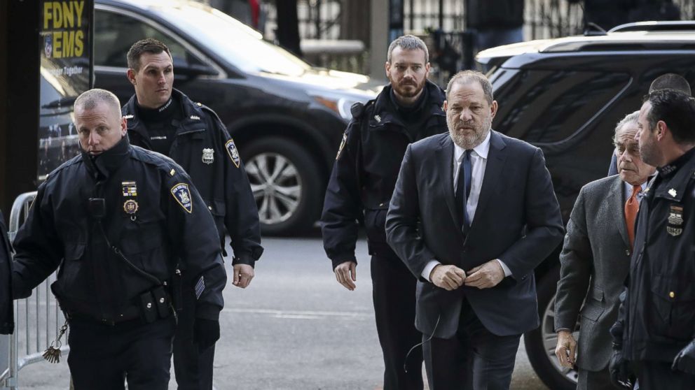 PHOTO: Harvey Weinstein arrives with his lawyer Ben Brafman for a court hearing at New York Criminal Court, Dec. 20, 2018, in New York City.
