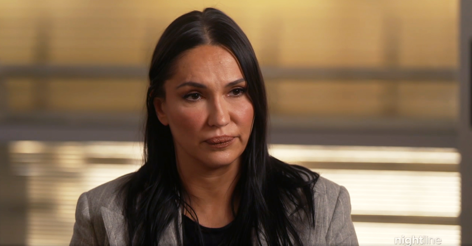 PHOTO: Evgeniya Chernyshova talks to "Nightline" about coming forward with her charges against Harvey Weinstein, who she said sexually assaulted her in 2013.