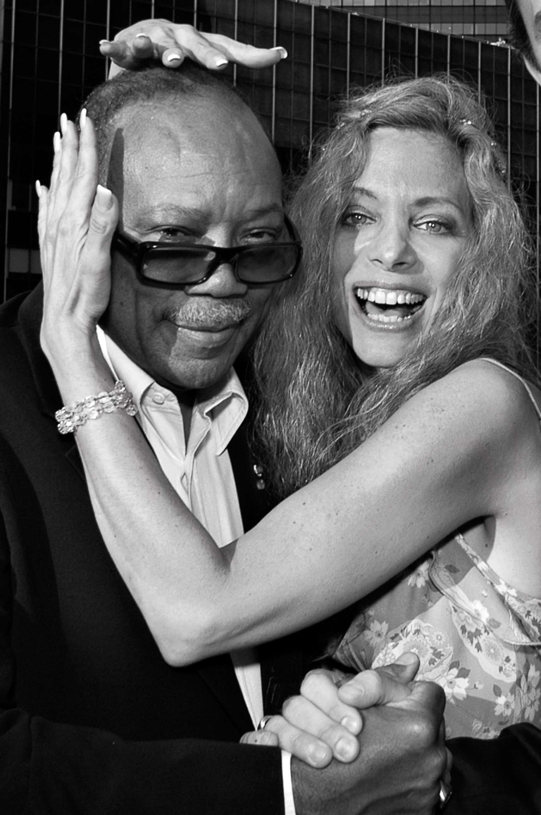 PHOTO: Wendy Oxenhorn poses for a photo with artist Quincy Jones in an undated handout photo.
